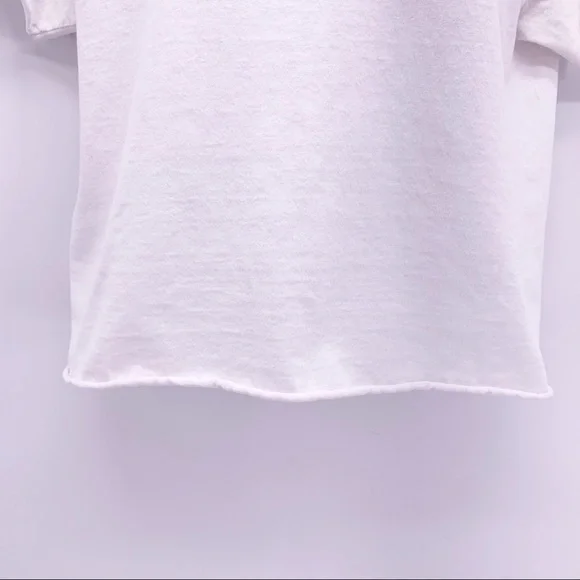 VINTAGE Cropped Las Vegas T-Shirt Size M - Picture 3 of 8